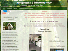 Tablet Screenshot of froggwoods.com